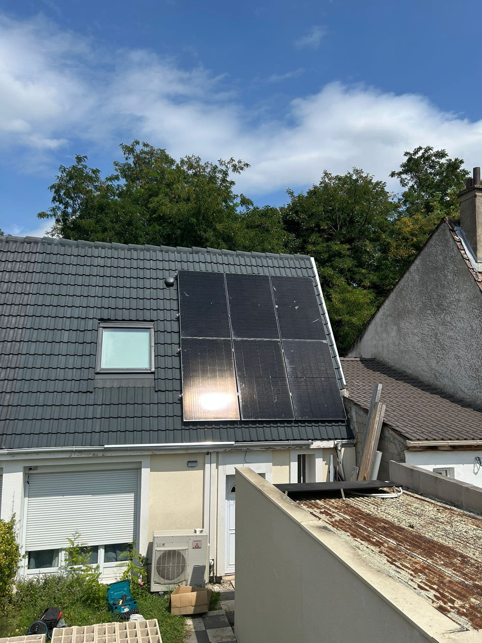 Installation de panneaux photovoltaïques